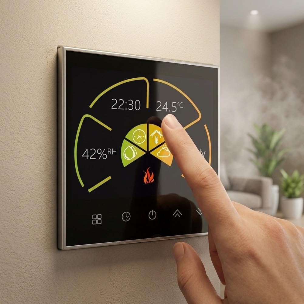 Oceanlend für Smart für Home Thermostat für Alexa Google Assistant IFTTT kompatibel(Hydronic Underfloor)