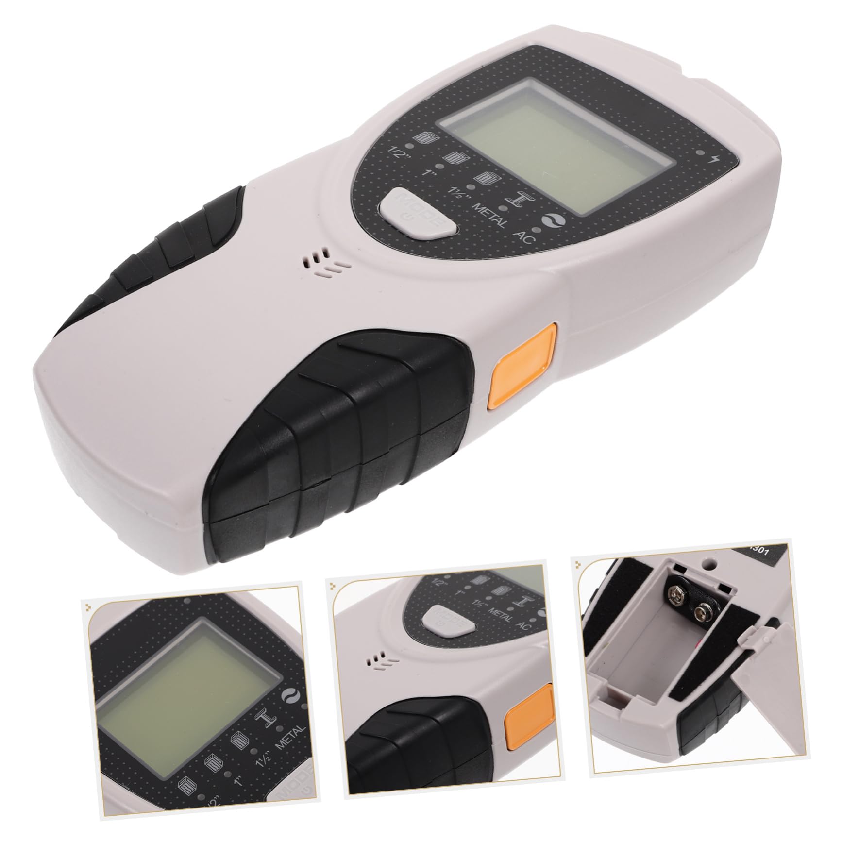 Rilevatore da Parete 4 in 1 LCD e Led, Batteria 9v