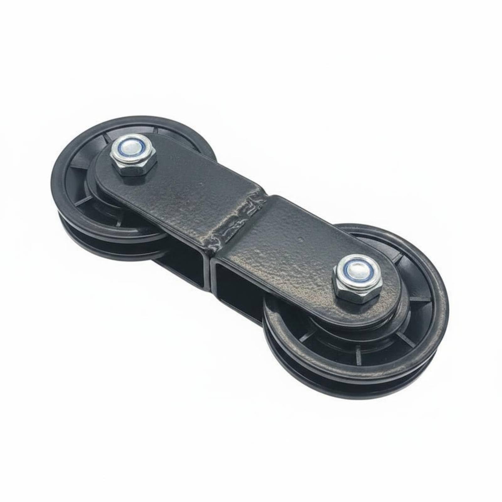 Compact 8-Shaped Pulley Assembly Mounting Holes Double Bracket for Gym Equipment, 70Mm -8 | Home Attachments Strength Training Fitness Running & Yoga Sporting-image-24