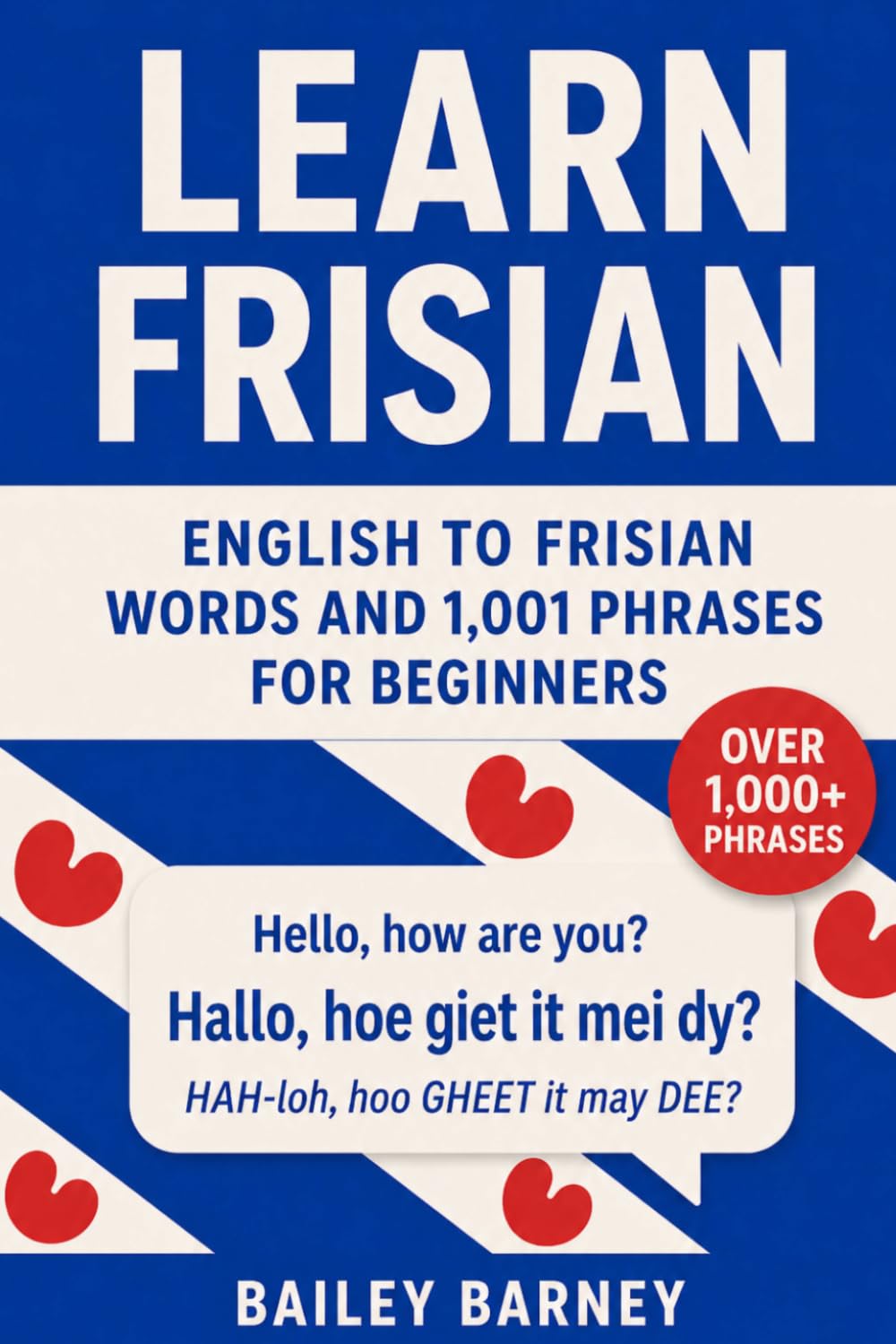 Learn Frisian: English to Frisian Words and 1,001 Phrases for Beginners
