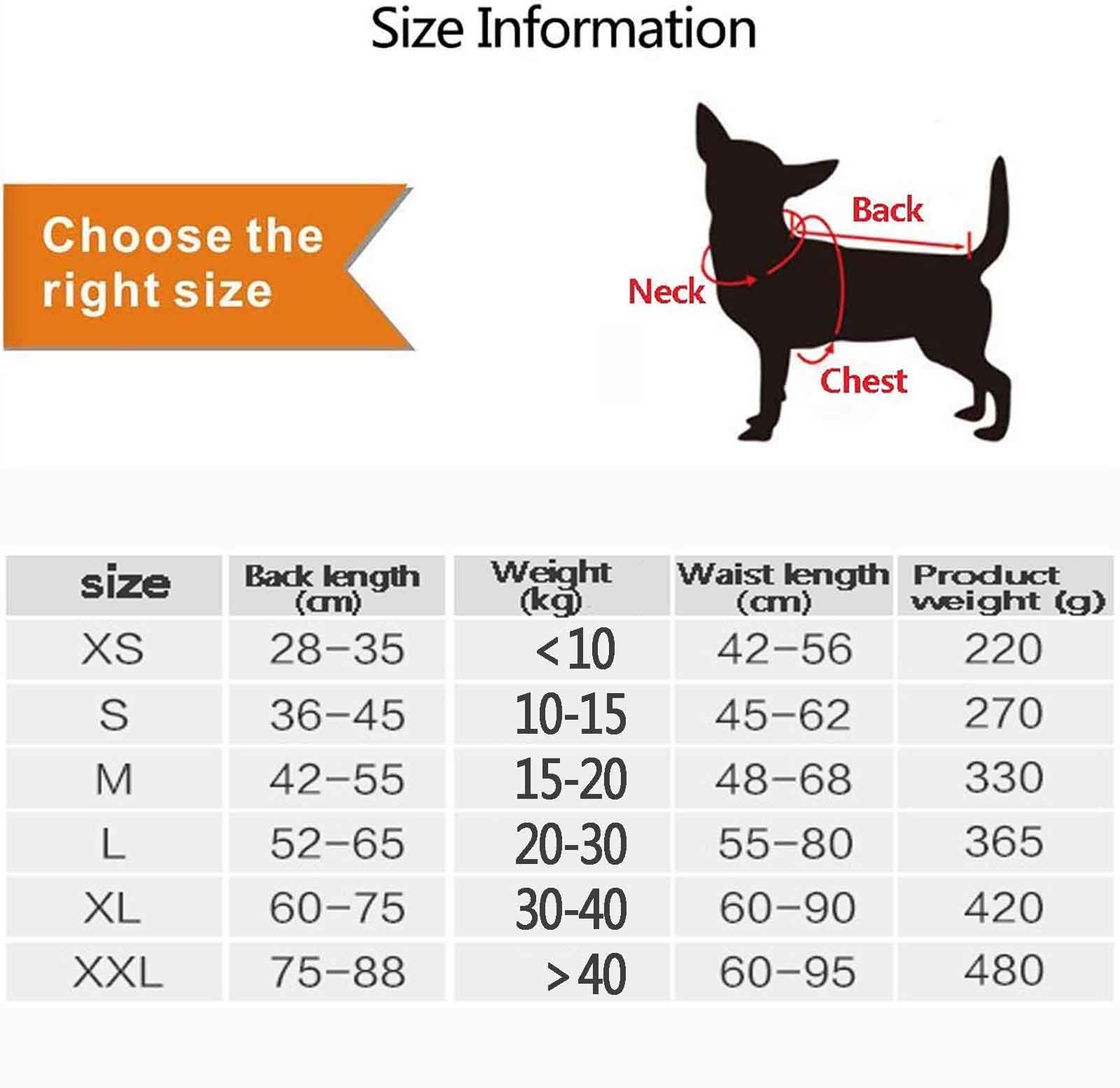 Imperméable pour Chien Manteaux de Pluie imperméables pour Animaux de Compagnie Imperméable pour Chien avec Cordon de Serrage réglable extérieur léger pour Chiot avec Capuche léger,S