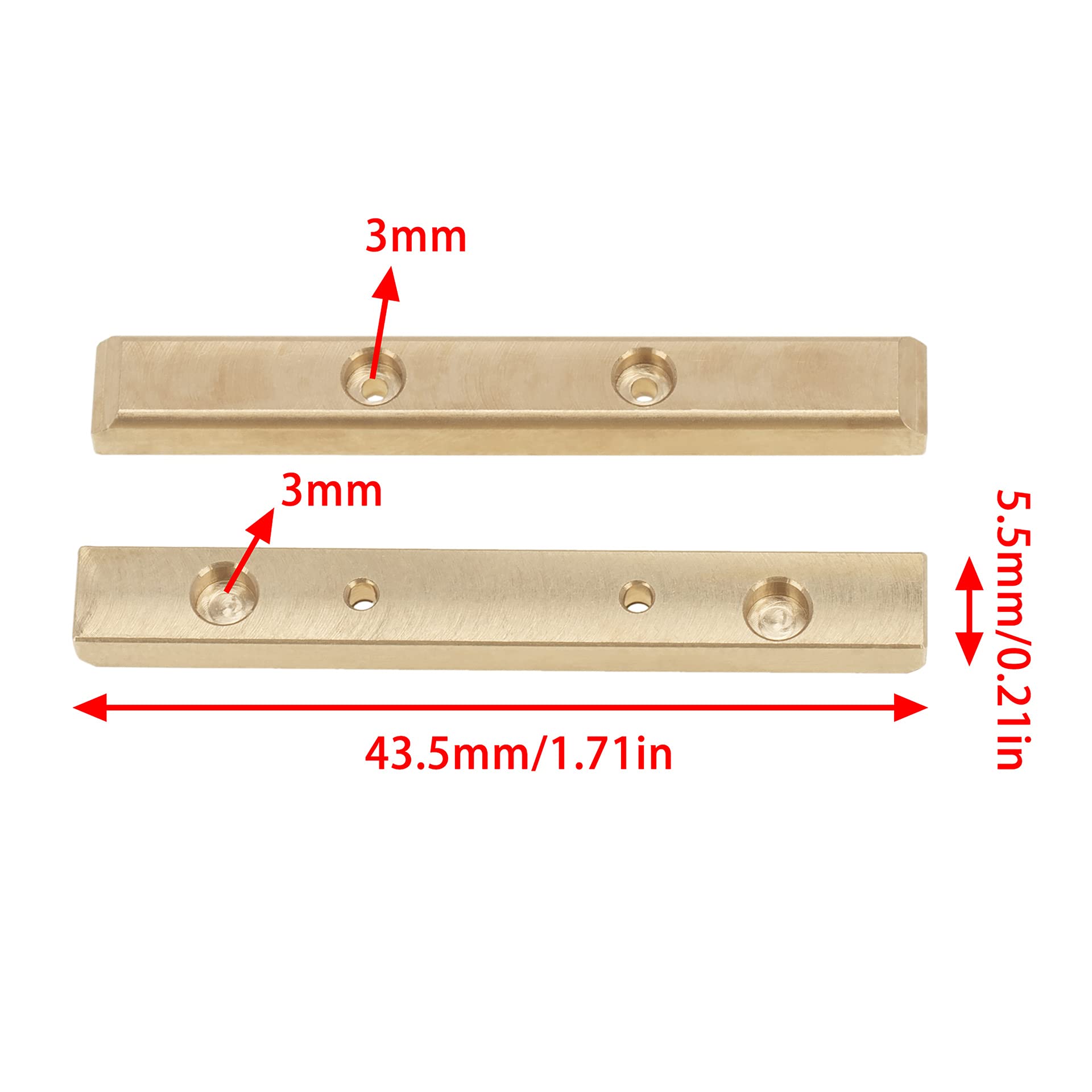 Snodo Sterzo E Contrappesi In Ottone Per Axial SCX24 - Barre Boulder - AXSPEED Nero 29g