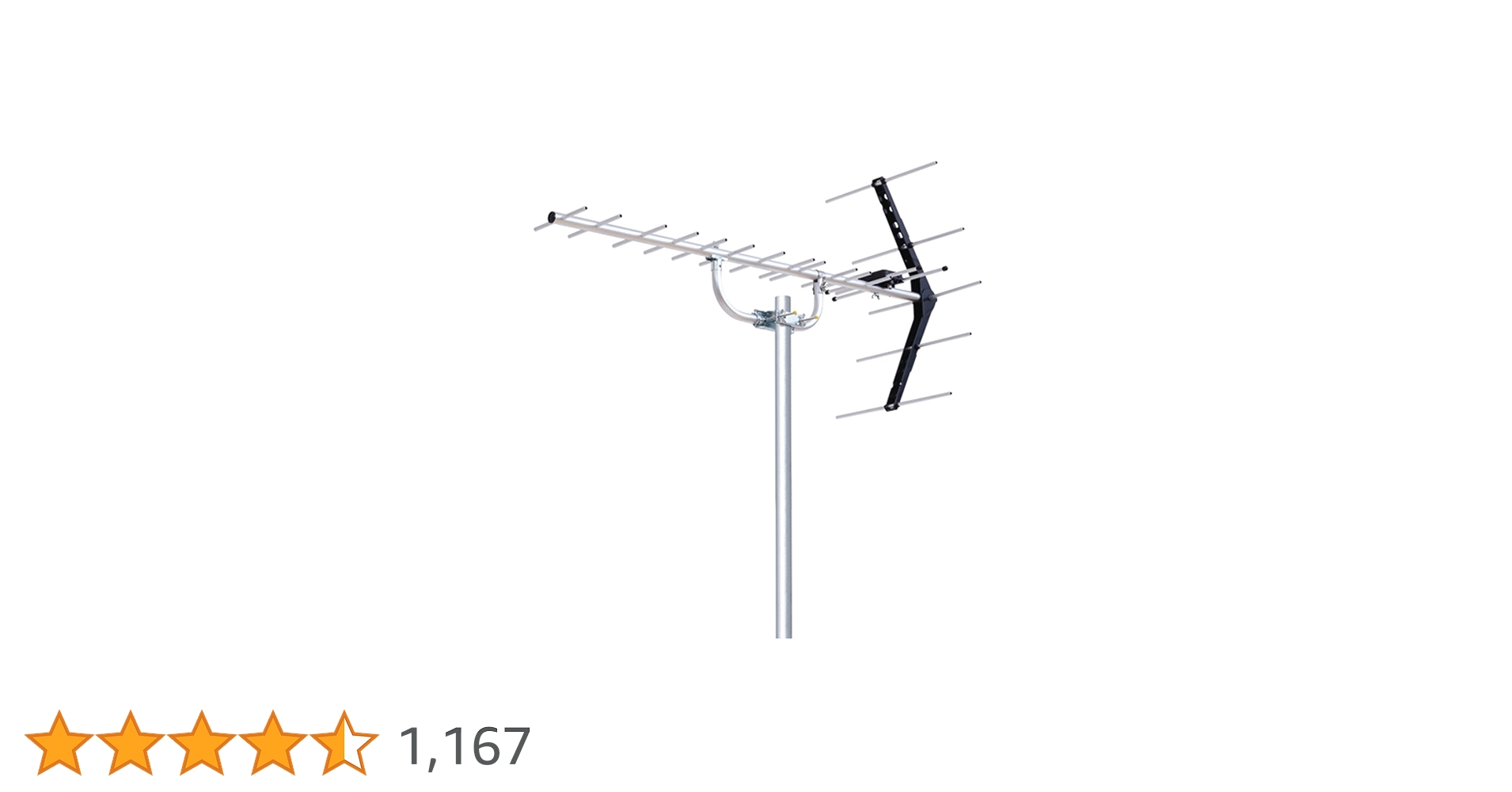 DXアンテナ 地上デジタルアンテナ  UA14 w17b8b5 DXアンテナ】 UHFアンテナ 14素子 UA14 (F型コネクタ取付タイプ