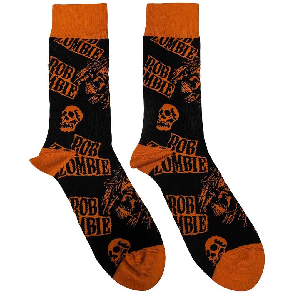 Rock Off Officially Licensed Products Men's Black Him Heartagram Band Logo Ankle Socks One Size