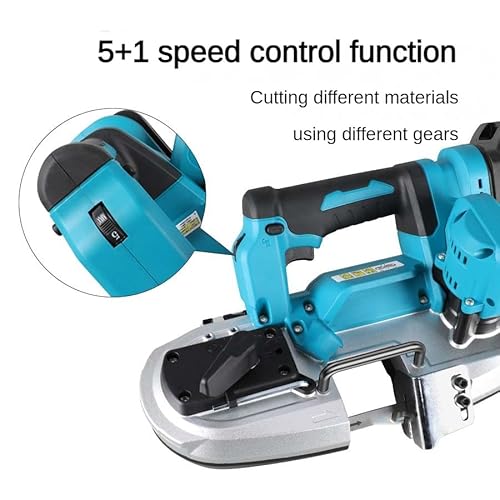 Cordless Band Saw ,18V 4800RPM Reciprocating Saw for Wood Metal Cutting, Quick-Change Blade, LED Light, Wireless 3.3kg 3 Cordless Band Saw ,18V 4800RPM Reciprocating Saw for Wood Metal Cutting, Quick-Change Blade, LED Light, Wireless 3.3kg - Image 3