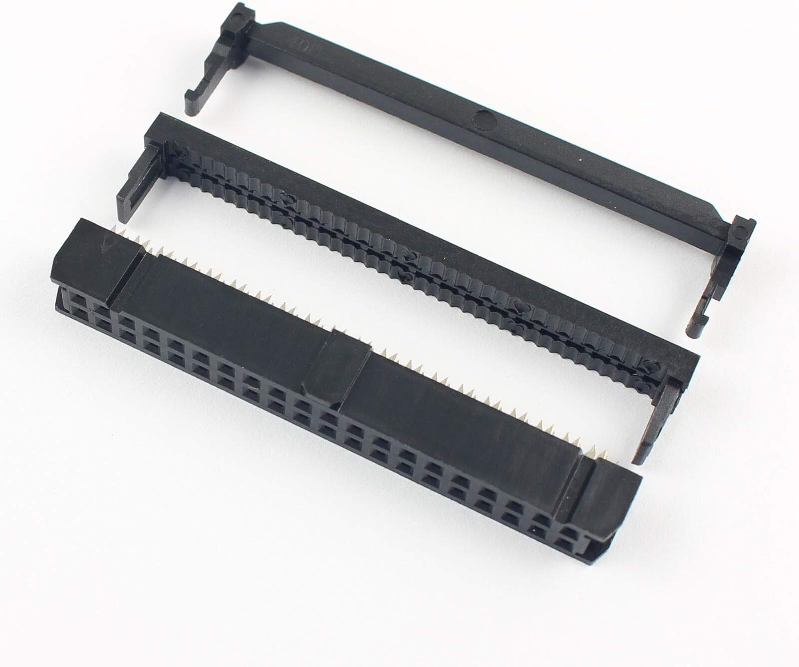 FRC Connector Female 40 Pin 2.54mm Pitch Press Mount - 10 No's