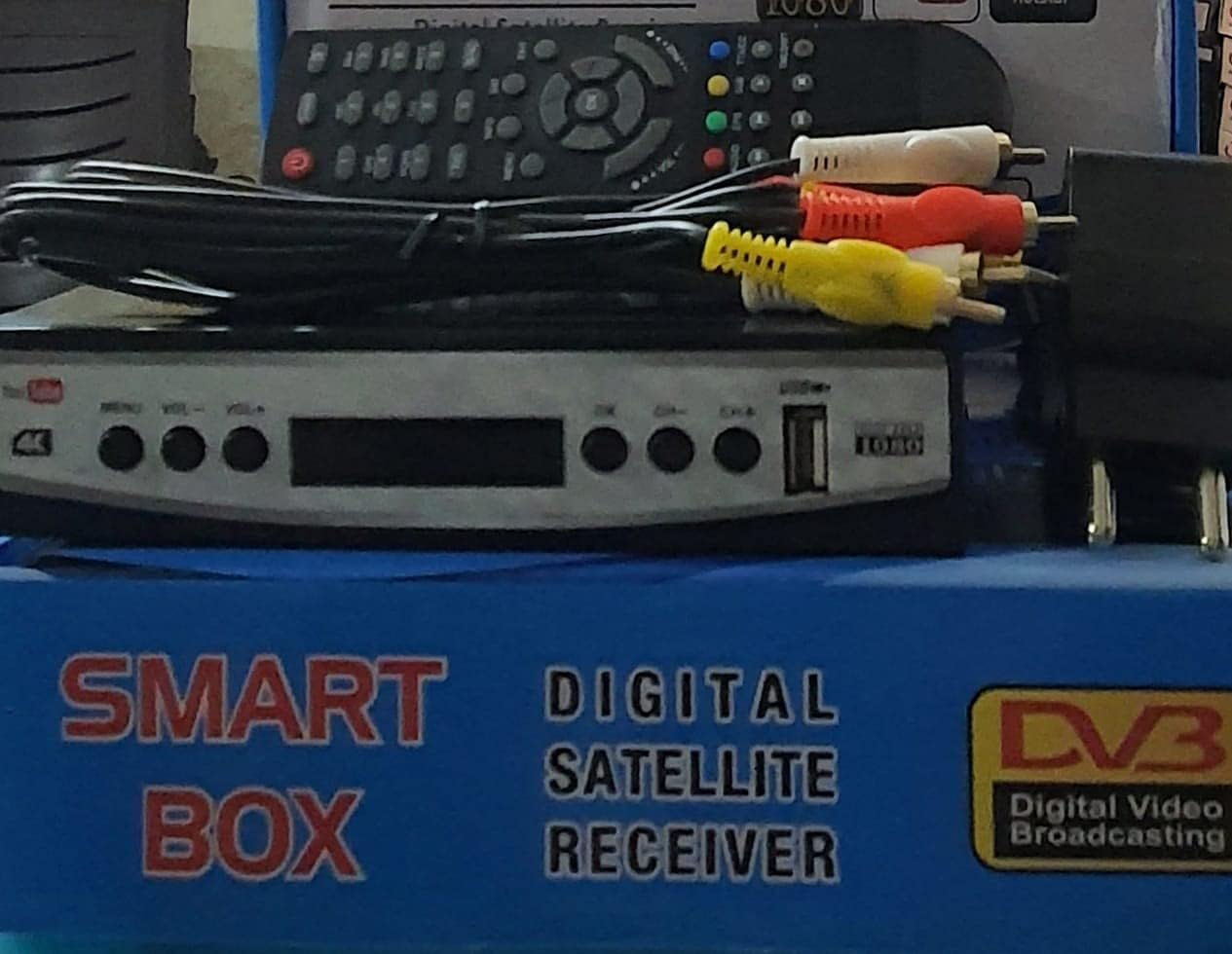 Smart Box 4K Digital Satellite Receiver DVB | Full HD 1080p & 4K Set Top Box with Remote, AV Cable & Adapter | USB Support, HDMI Output, Digital Video Broadcasting Receiver.-image-31