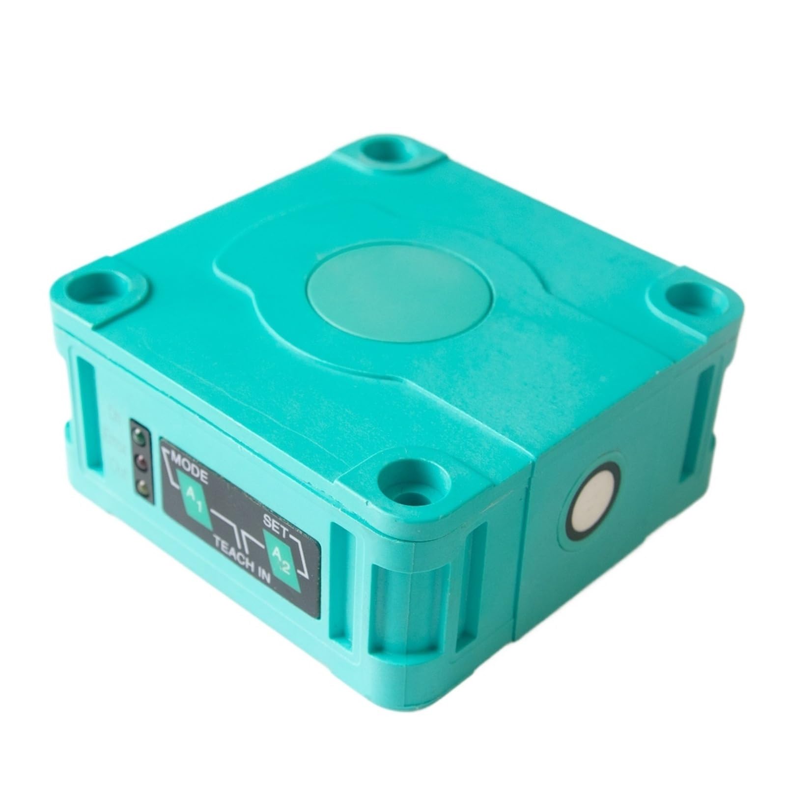 Sensor ultrasónico cuadrado NPN PNP NO NC Sensor de detección ultrasónico analógico 10-30 V 0-10 V 4-20 mA Interruptor de proximidad ultrasónico(Black)