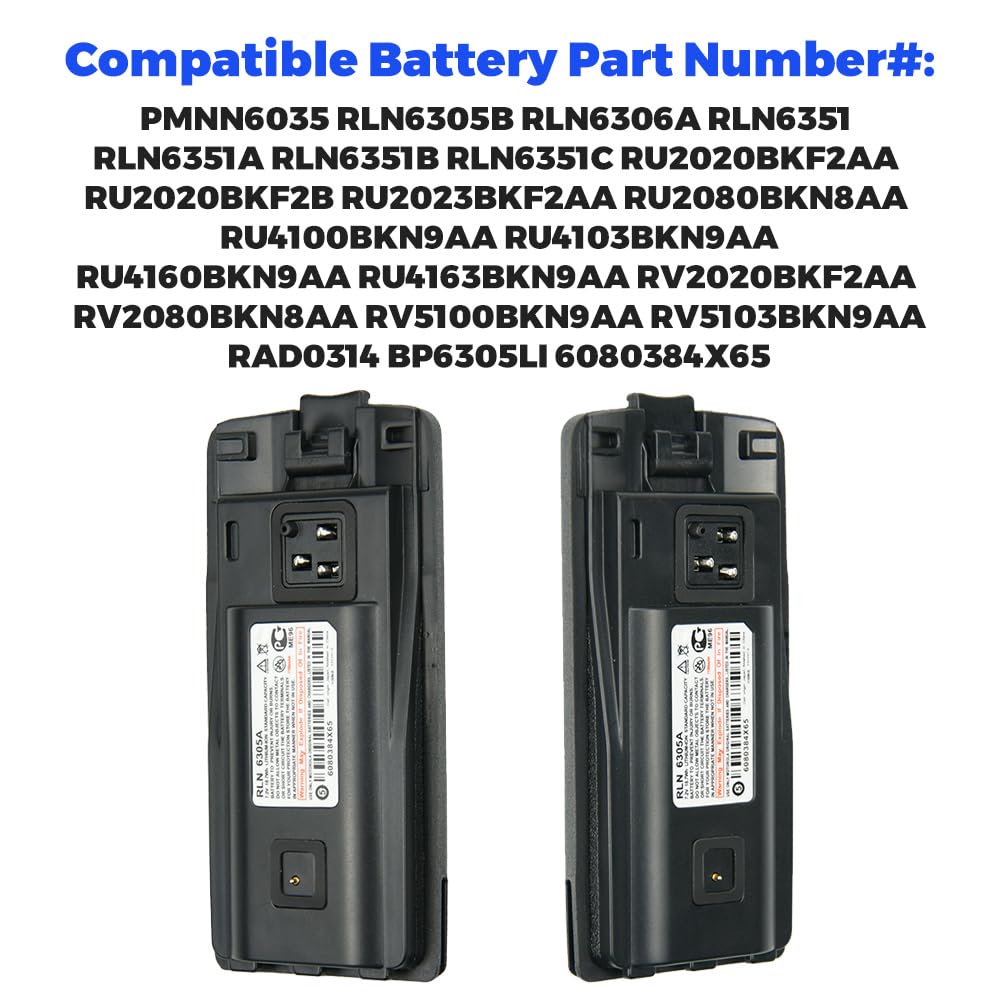 Battery For Motorola A10 A12 CP110 EP150 RLN6308 6080384X65