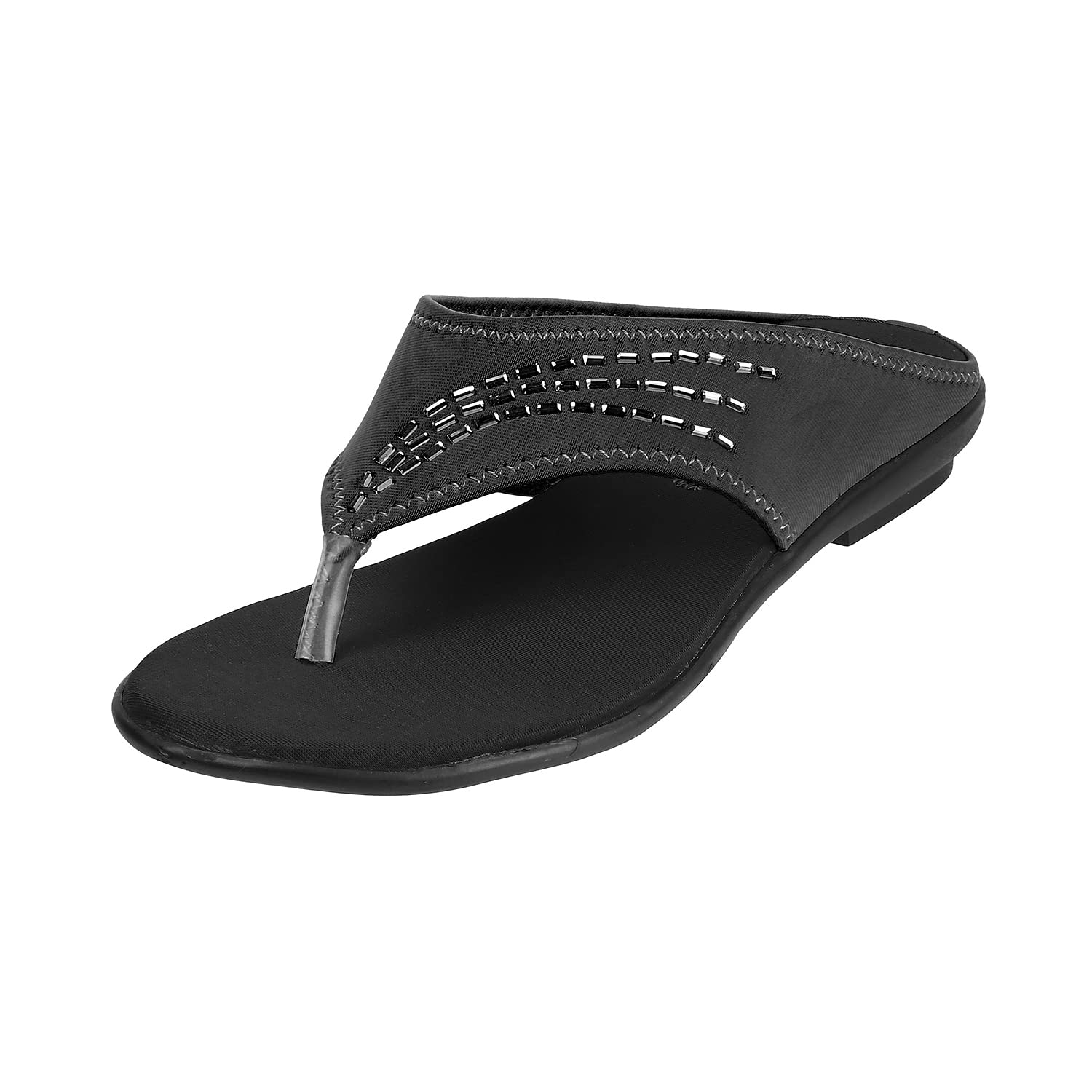 Walkway Women Synthetic Black Slippers, (32-1808) (B0BLC7JG5V) Amazon Price History, Amazon Price Tracker