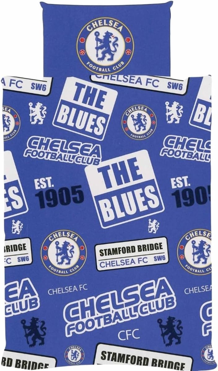 Chelsea Official Single Duvet Set - Multi-Colour