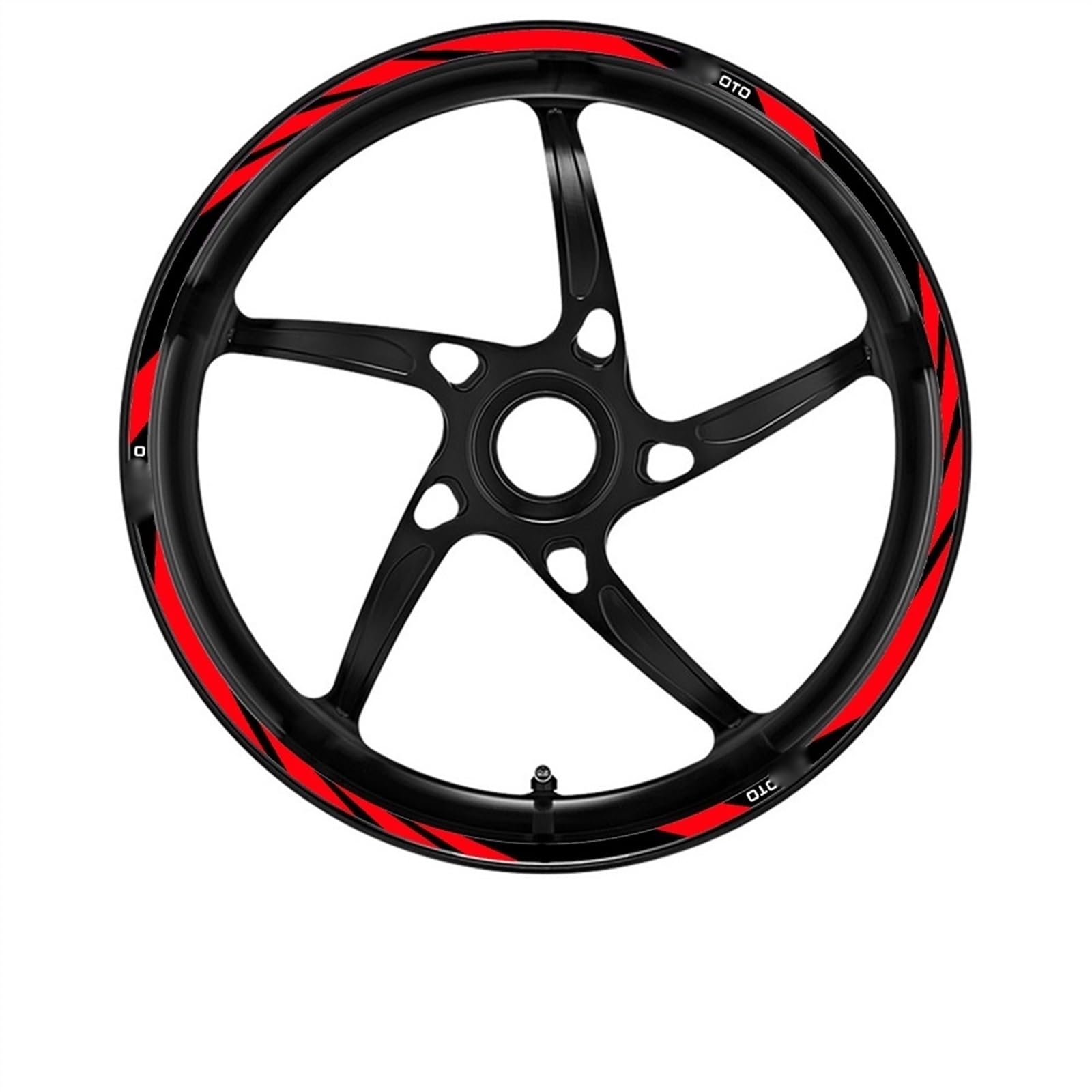 Motorcycle for CFMoto 150NK 250SR 300NK 300SR 400NK 400GT 650NK 650GT 650MT Wheel Sticker Inner Rim Decal Film(Color9)