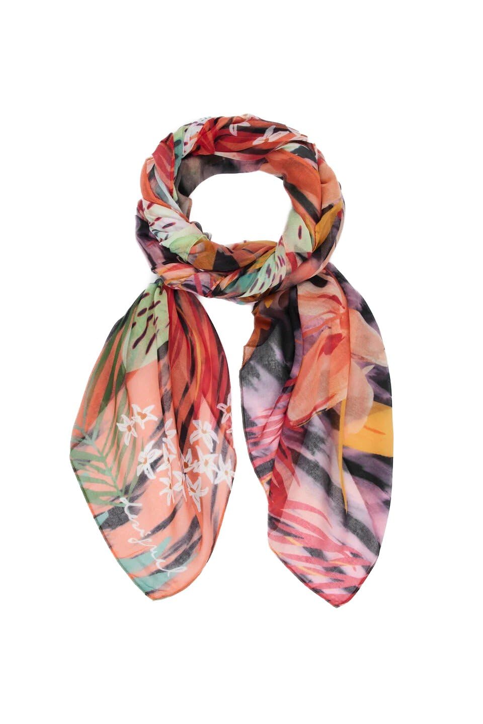 Desigual foulard de la colección de accesorios, Tonos grises, Talla única