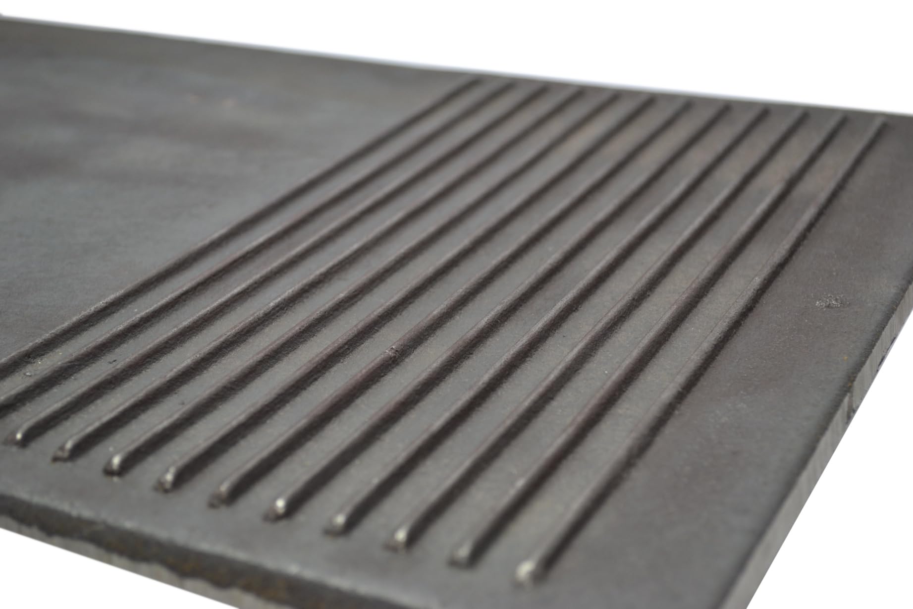 SEZAM Piastra Grill in Ghisa Piastra in Ghisa per Grill Grigliata Liscia e Rigata 50 x 30 (49,5x30cm)