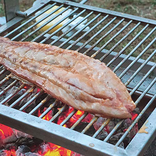 Spitjack Portable Camping Grill. Cook Over A Fireplace Or Campfire With An All Ss Argentine Santa Maria Cooking Grate And Drip Pan. 18 X 17 Inch Grill #TOP5
