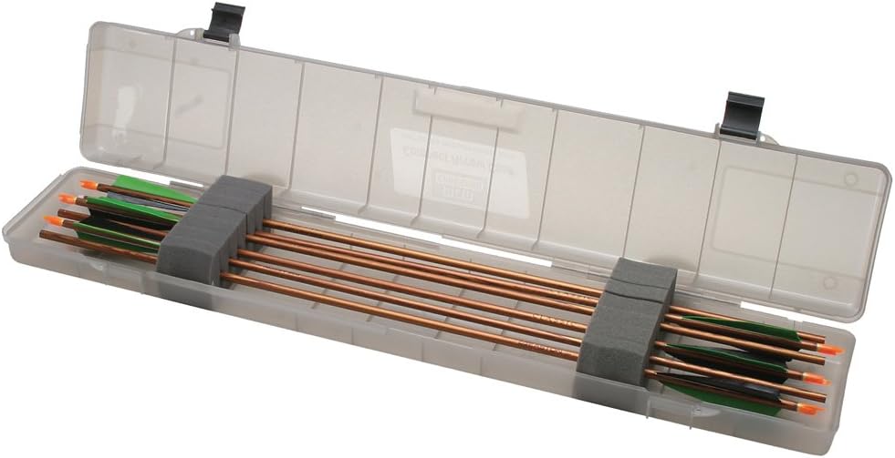 MTM BH-18S Compact Arrow Case, Holds 18 Arrows up to 35.75", Snap-Lock Latch, USA Made