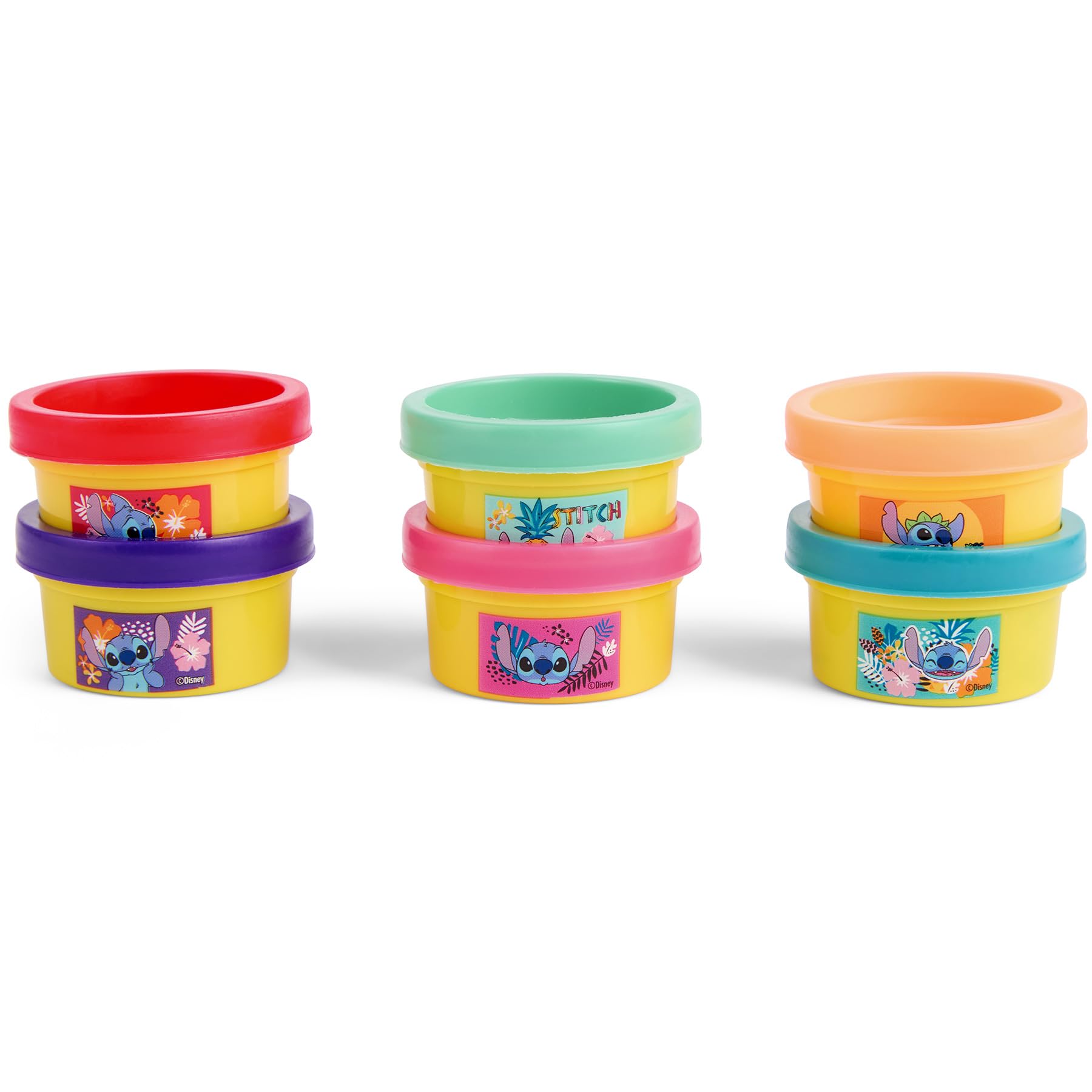Disney Stitch Children's Clay Party Pack of 6, multicoloured - Image 3