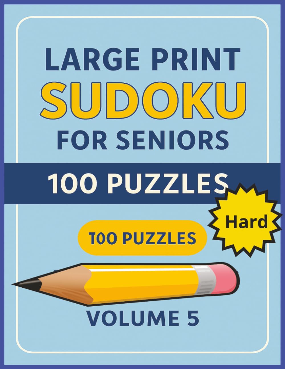 Large Print Senior Sudoku: Memory Puzzles, Brain Games for Senior, Memory Improvement, Puzzle Book for Elderly Adults, Sudoku Book for Adults and A Seniors