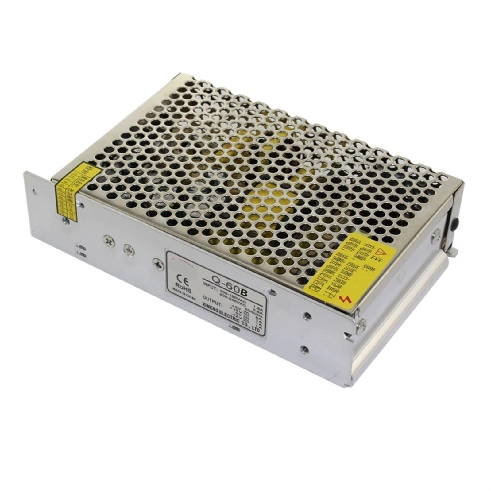 PWANUIGTE Q-60B 60W 5V8A/12V3A/-5V1A/-12V1A Quad Output Switching Power Supply SMPS 1Pcs