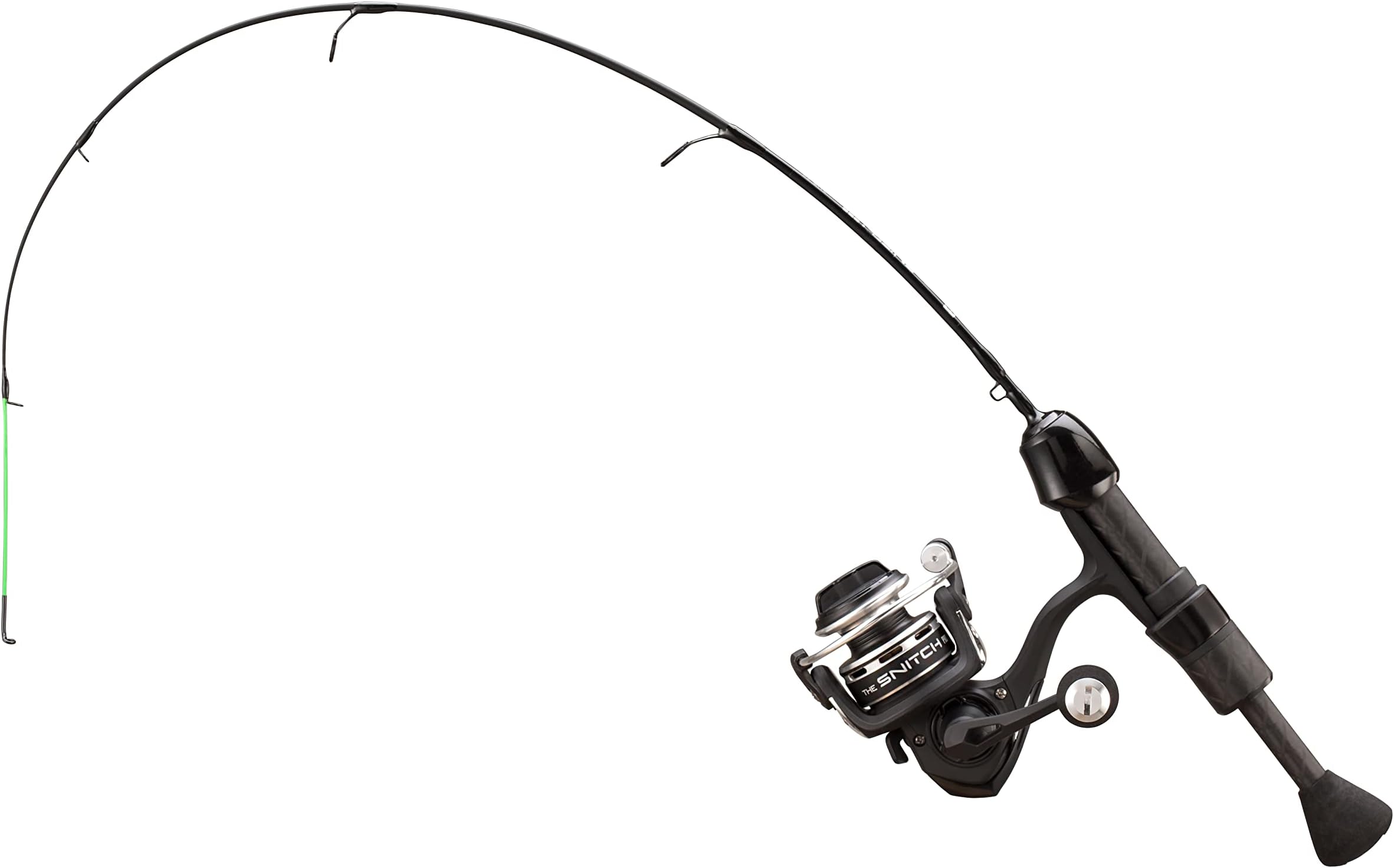 13 FISHING - The Snitch Pro Spinning Ice Fishing Combo - 23" with Flex-Core Quick Action Tip - SNPC-23