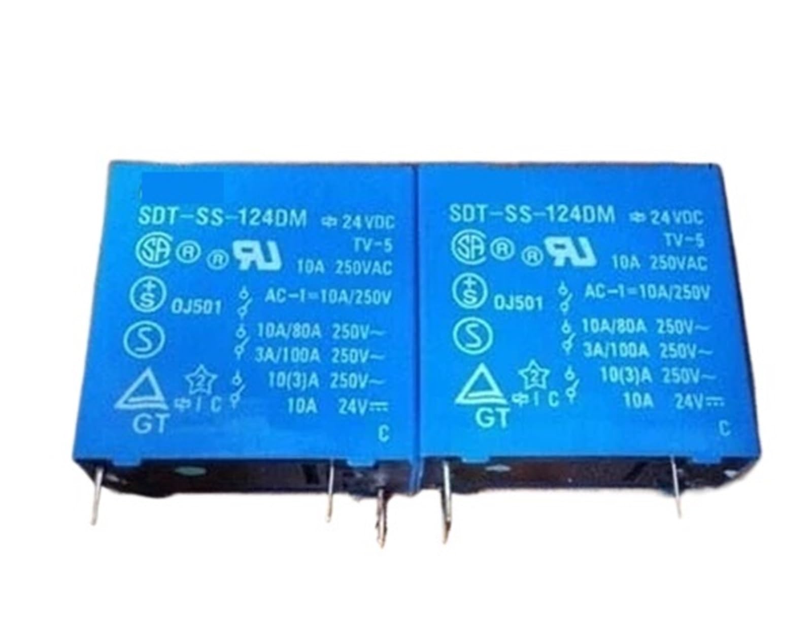 Relais 24VDC SDT-SS-124DM 10A à commutation silencieuse et stable