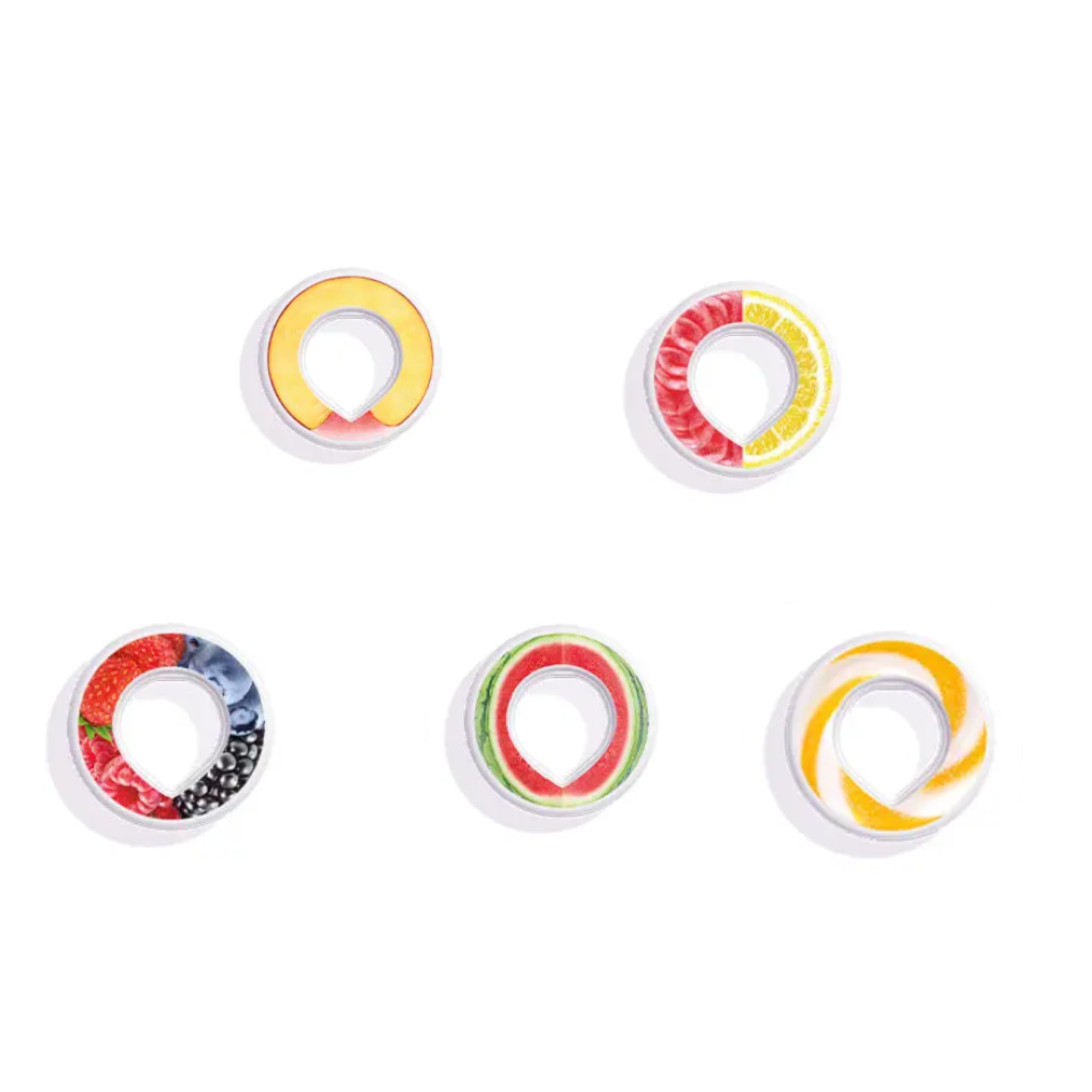 Five Flavour Pods | Orange | Peach | Raspberry Lemon | Watermelon | Wild Berry | Favourite 5 Favours As Chosen By Buyers | Air Pods Up Bundle