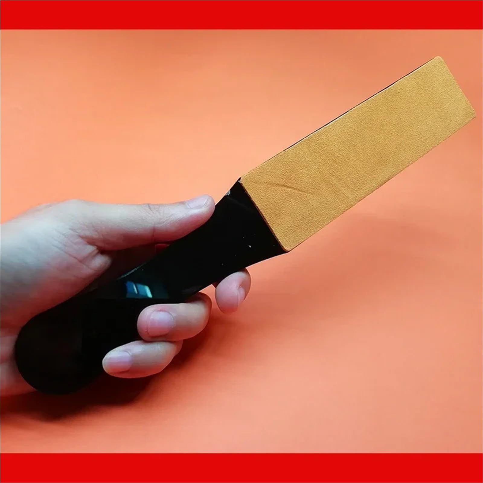 Coramella per Affilatura Cinturino in pelle for affilatura, rasoio a mano libera, affilatrice, lucidatura, cintura for Per Rasoi, Affilatura Coltelli E Scalpelli(Leather 6 pcs)