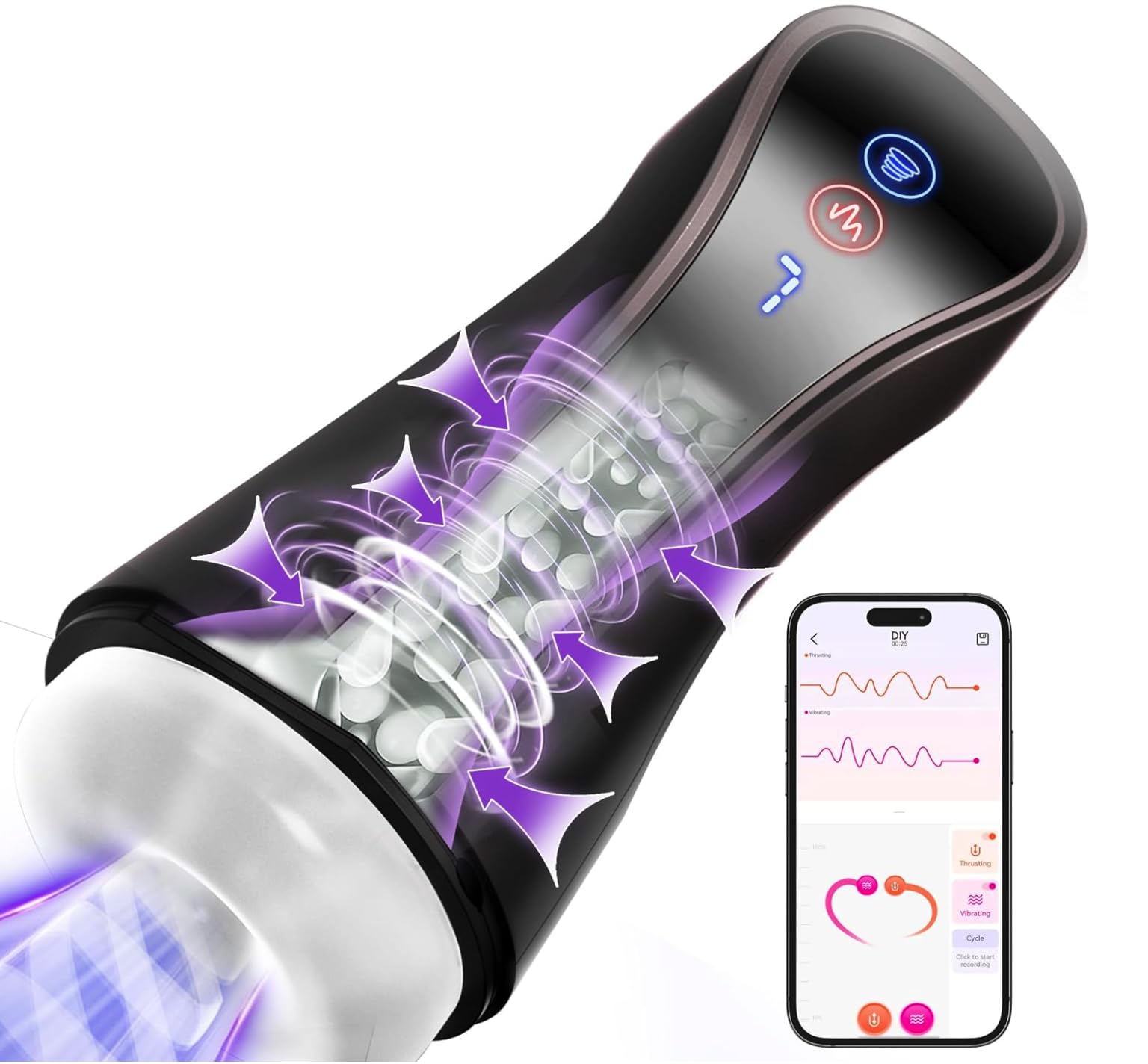 3D Electric Massager Heating Eye Mask DW11420