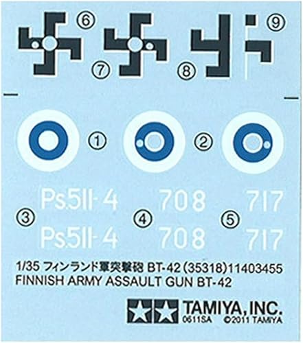 Miniatura 5 de Tamiya Modelos Ejército Finlandés BT-42 Modelo Kit