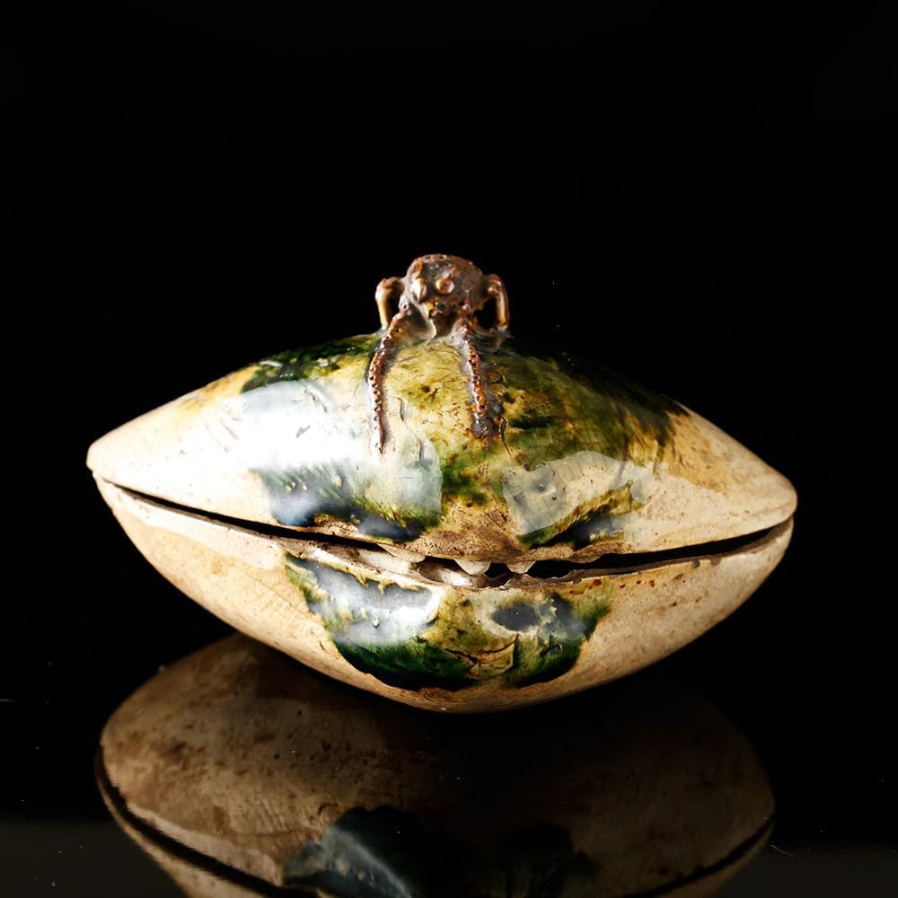 琉球焼締め茶碗 壺屋焼 火入 焼き締め 筒茶碗 茶道具 古美術 古道具