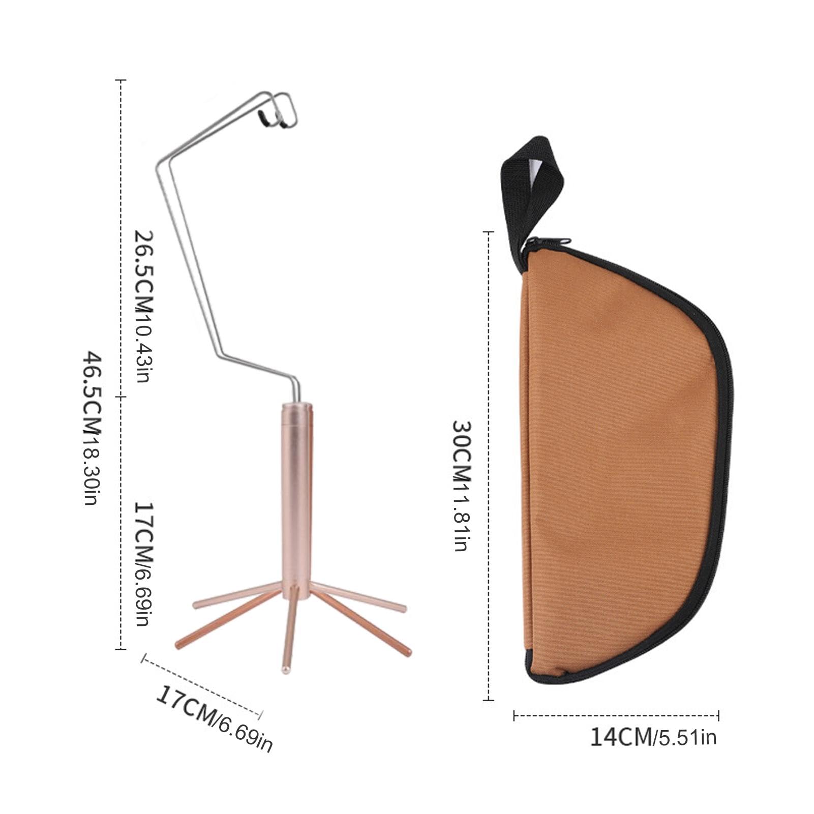 Support Lanterne De Camping – Léger 0,3 Kg – Longueur 60 Cm – Acier Carbone