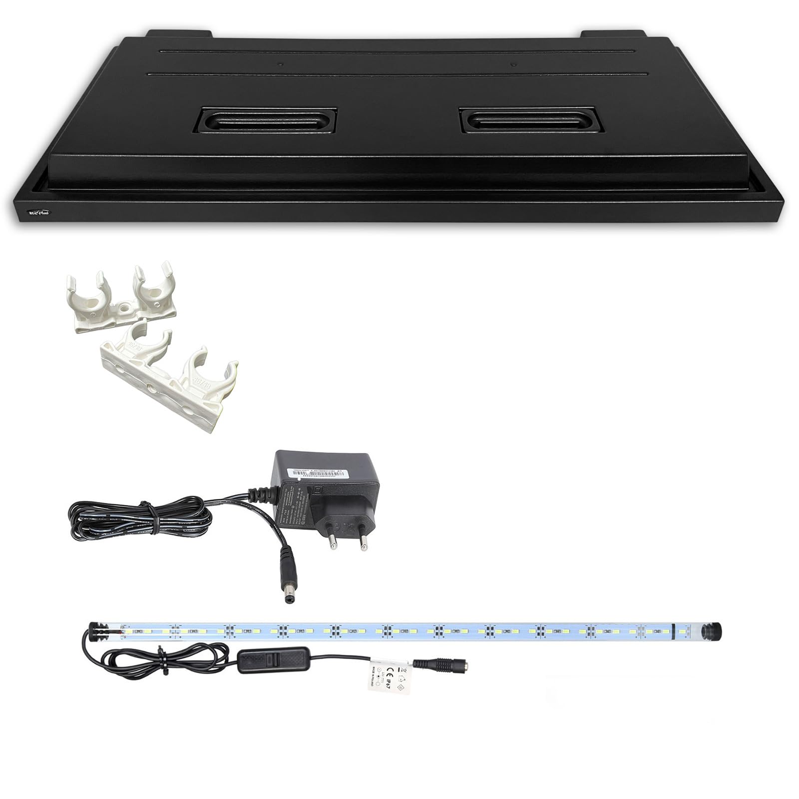 Couvercle MLineLED ZooPaul 100x40 cm avec éclairage LED blanc pour aquarium