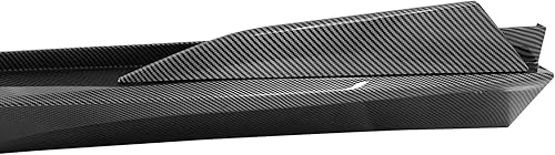 Miniatura 7 de FREEMOTOR802 Compatible con faldas laterales Chevy Camaro 2010-2015 IKON V2 estilo fibra de carbono impresión PP falda lateral de panel basculante