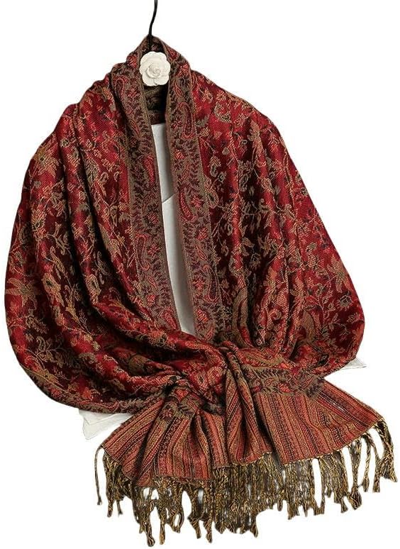 Shawl Wraps for Women Women Scarf Printed Winter Warm Shawl and Wraps Long Jacquard Female Foulard