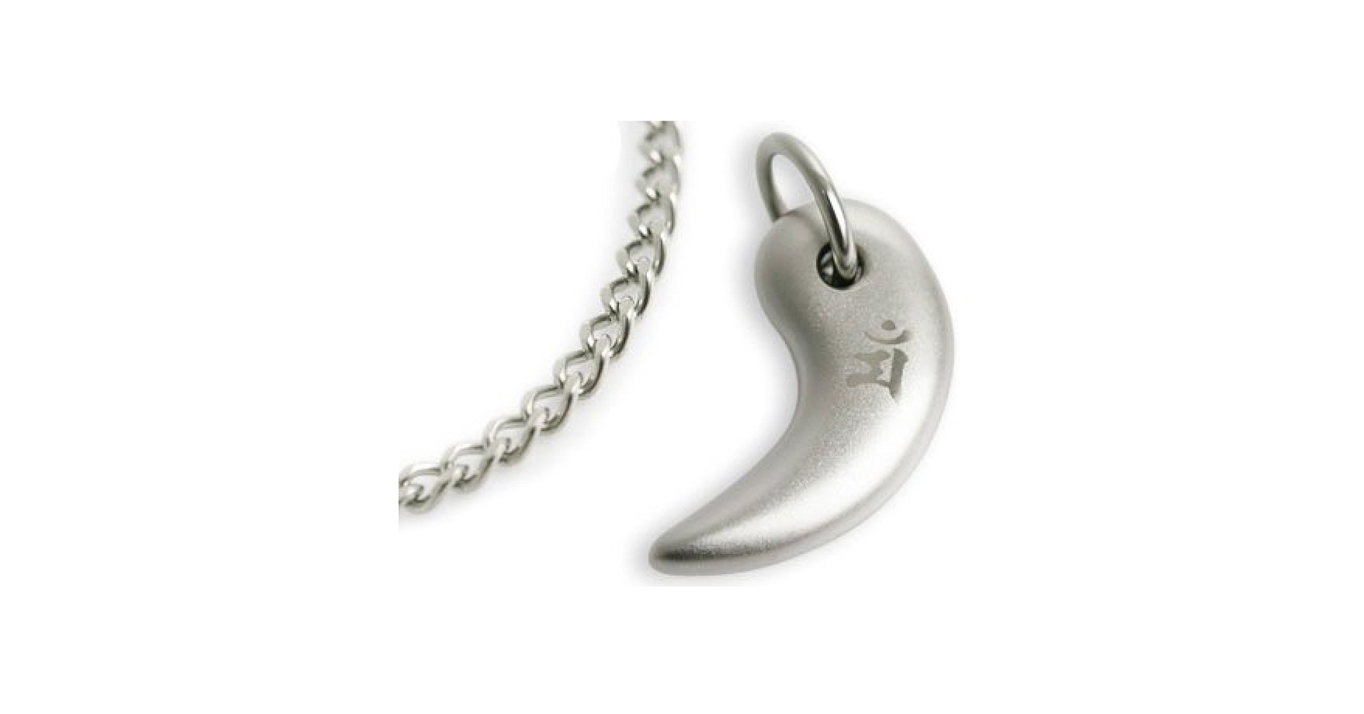 Amazon | チタン製勾玉ネックレス・マン喜平チェーン(卯年生まれ