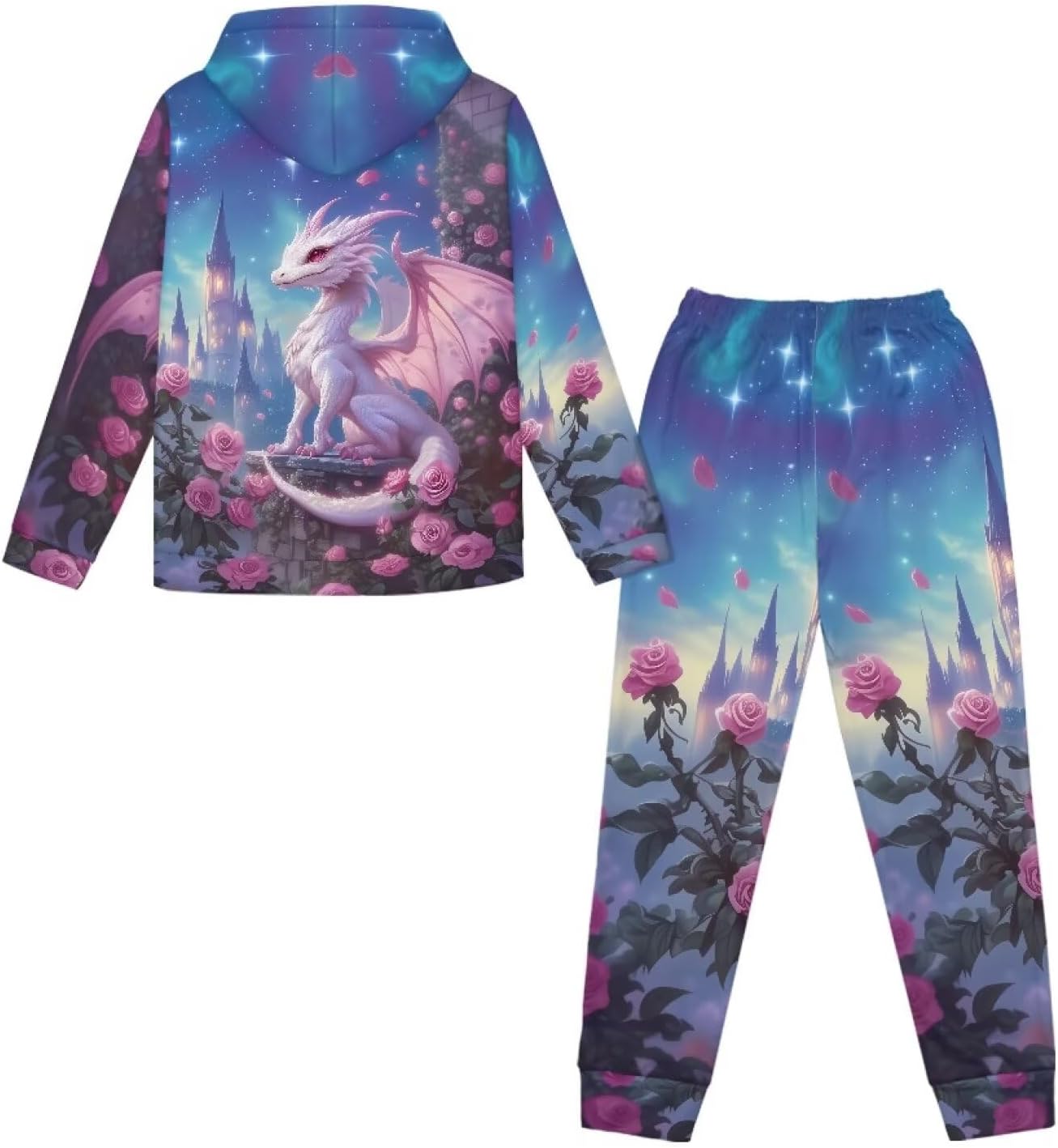 Boys 2 Piece Tracksuit, Hooded Sweatshirt and Jogger Sweatpants Clothing Sets