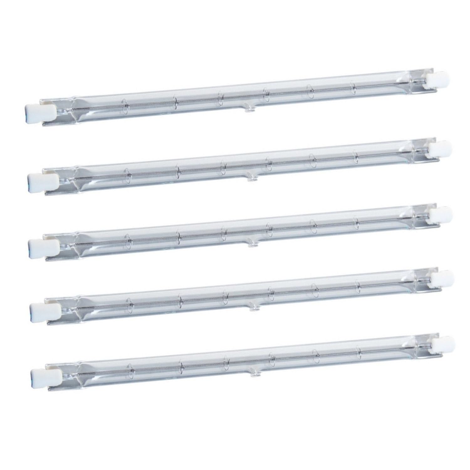 R7s Halogenbirne 254mm (10 Zoll), 10 Stück 2700k warmweiß, dimmbares doppelseitiges J-Typ-Röhrenlicht (1500W/254mm-230V)