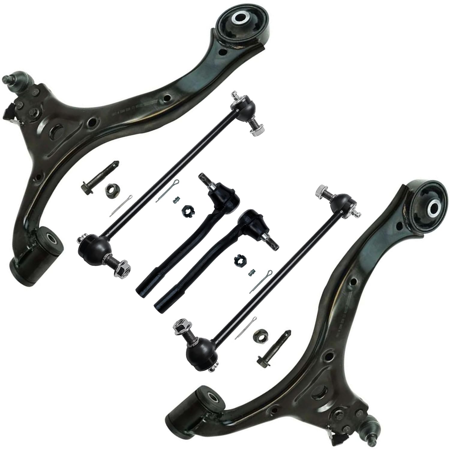 Detroit Axle - 6pc Front End Control Arms Kit for 2006-2014 Kia Sedona