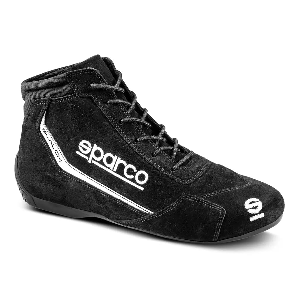 Sparco Botines Slalom 2022 Rozmiar 42 Czarny, Buty Unisex Dorosły, Standardowy, EU, Standardowy, 42 EU