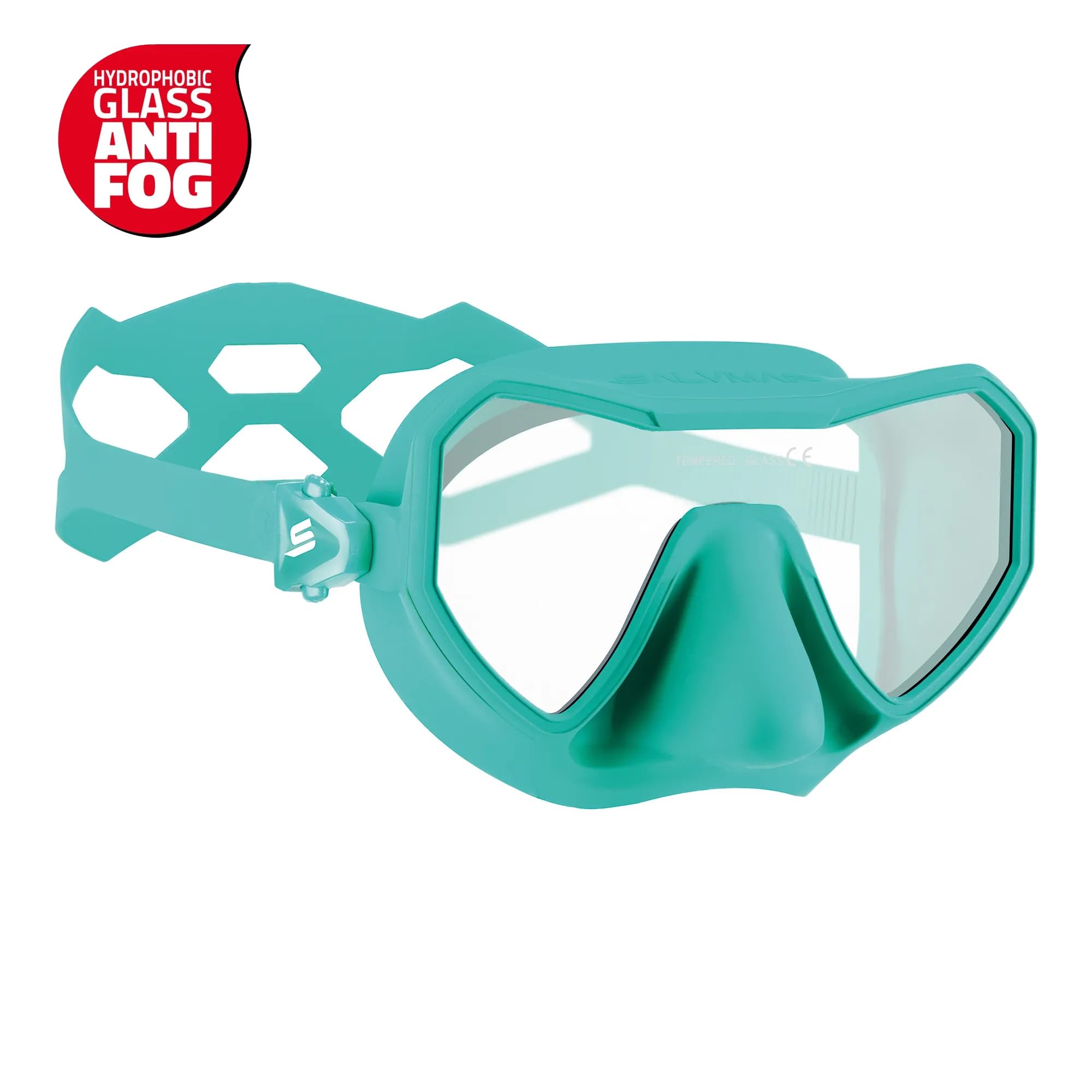 Salvimar, Combo - Máscara Neo Anti Fog Aquamarine + Bite Air Snorkel