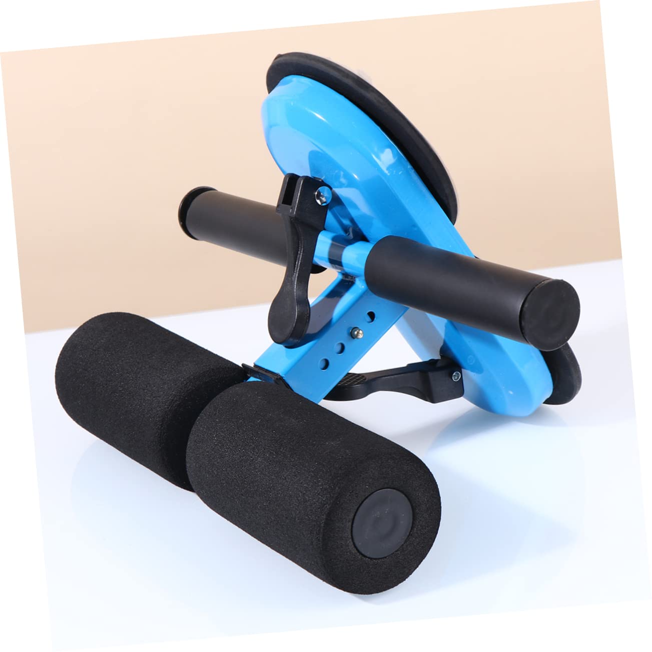 NAMOARLY Home Workout Equipment Fitness Bar Suction Cup Double Bar Sit-up Exercise Equipment Waist Belly Exercise Tool