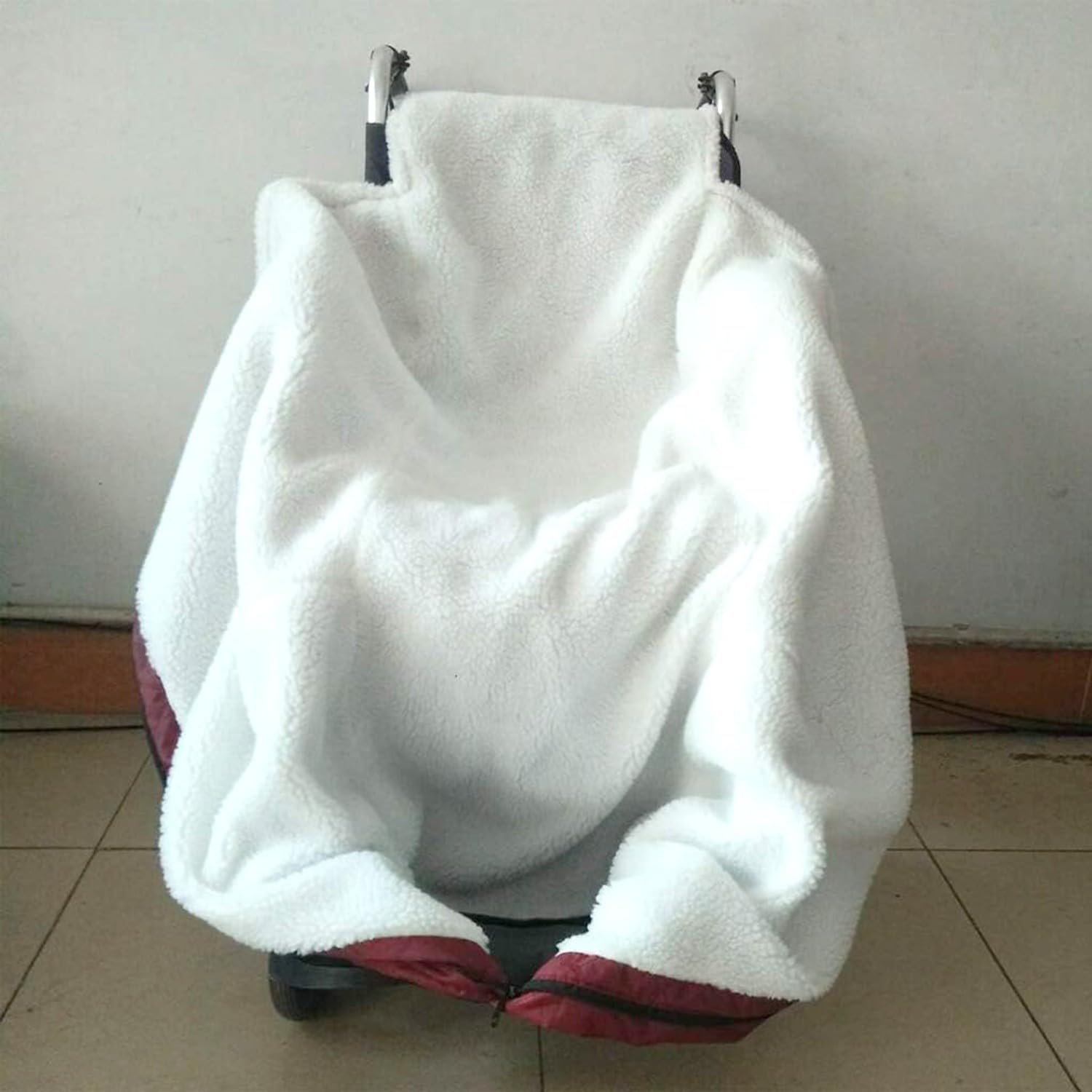 Manta térmica de invierno para sillas de ruedas, funda térmica para sillas de ruedas, saco de dormir cortavientos, accesorios para sillas de ruedas, scooters de movilidad para adultos, para usuarios