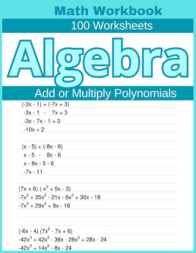 Multiplying Polynomials Practice Worksheet Multiplying Polynomials