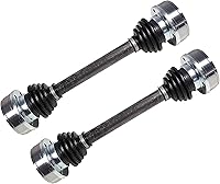 DUST GLOW 2 Rear CV Axles for Honda Civic 2013-2015 - Type1 Compatible Half-Shaft Assemblies w/ VW-20050