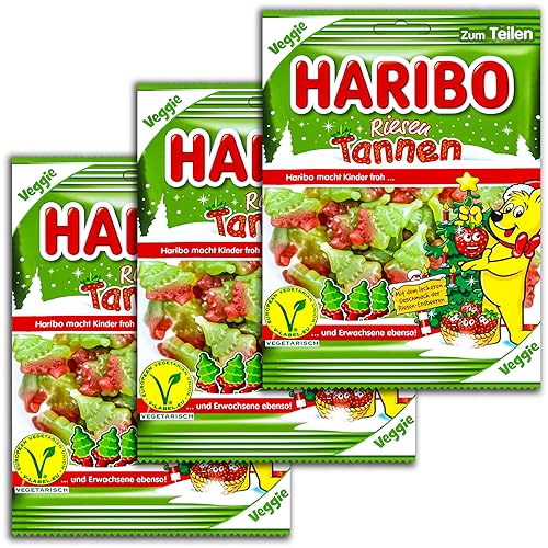 3 er Pack 3 er Pack Haribo Riesen Tannen veggie 3 x 200g