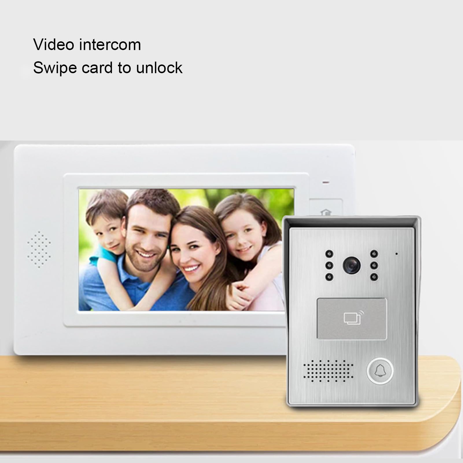 Drahtlose Video-Türklingel - 7 Zoll Display Mit Nachtsicht Und Zweiwege-Audio