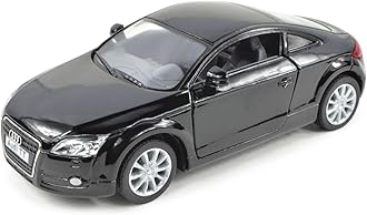 KiNSMART - 2008 Audi TT Coupe 1:32 Scale 5" Die Cast Metal Model Toy Car (Black)