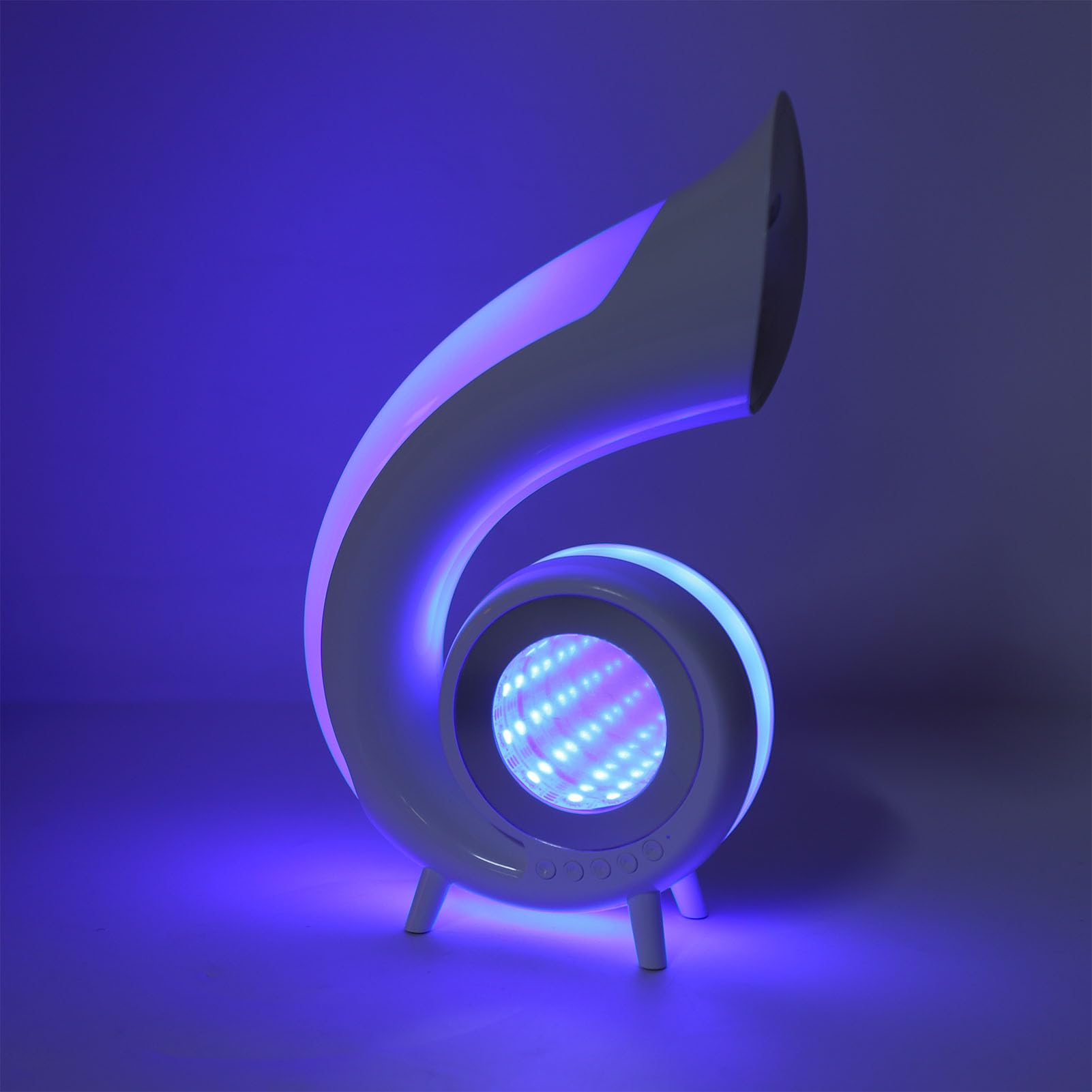 Cocoarm Muschelform Desktop Smart Speaker Licht, 1200mAh