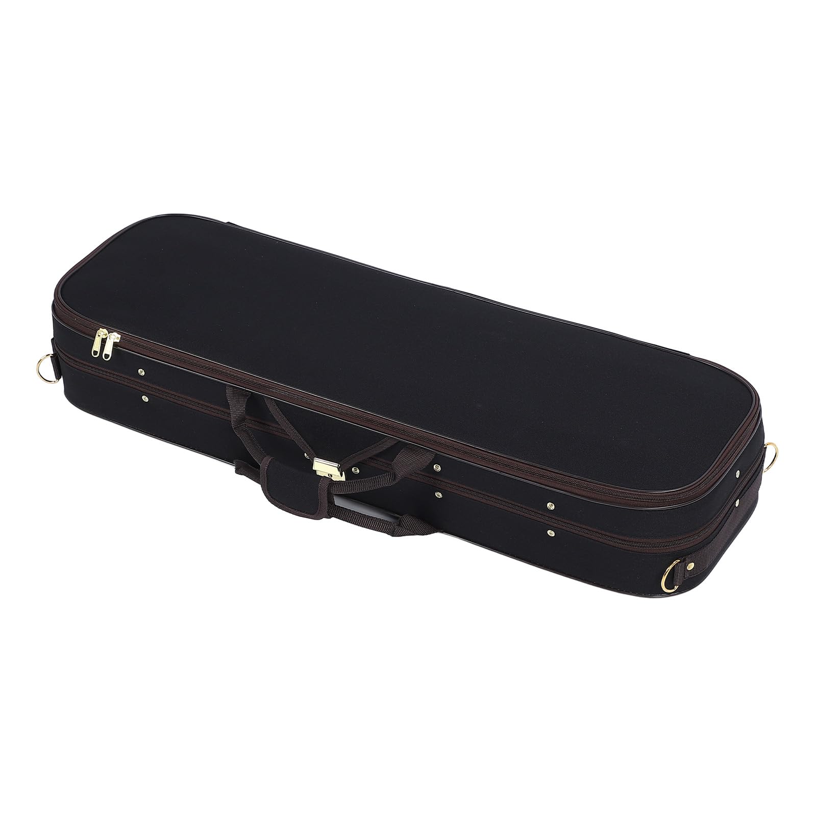 Caja para violín, funda rígida con higrómetro, diseño portátil, material reflectante, para músicos, conciertos, escuela, entrenamiento y viajes