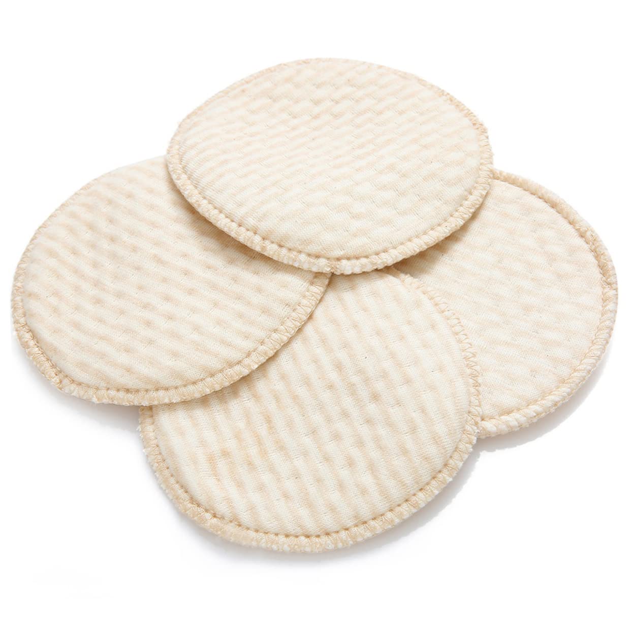 Beatifufu 4pcs Breastfeeding Nursing Pads Cotton Mat for Preventing Overflow for Lactation